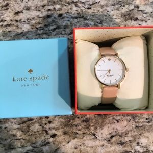 Cream Leather Kate Spade Watch
